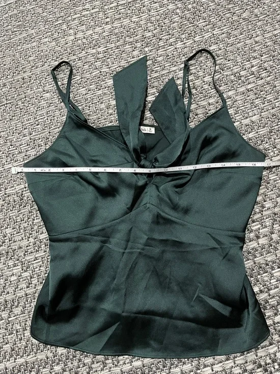 Abercrombie & Fitch | Green Fit And Flare Tank With Bow - Picture 5 of 11